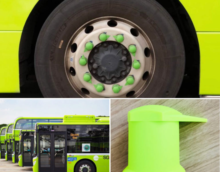 Wheel nut indicator collage